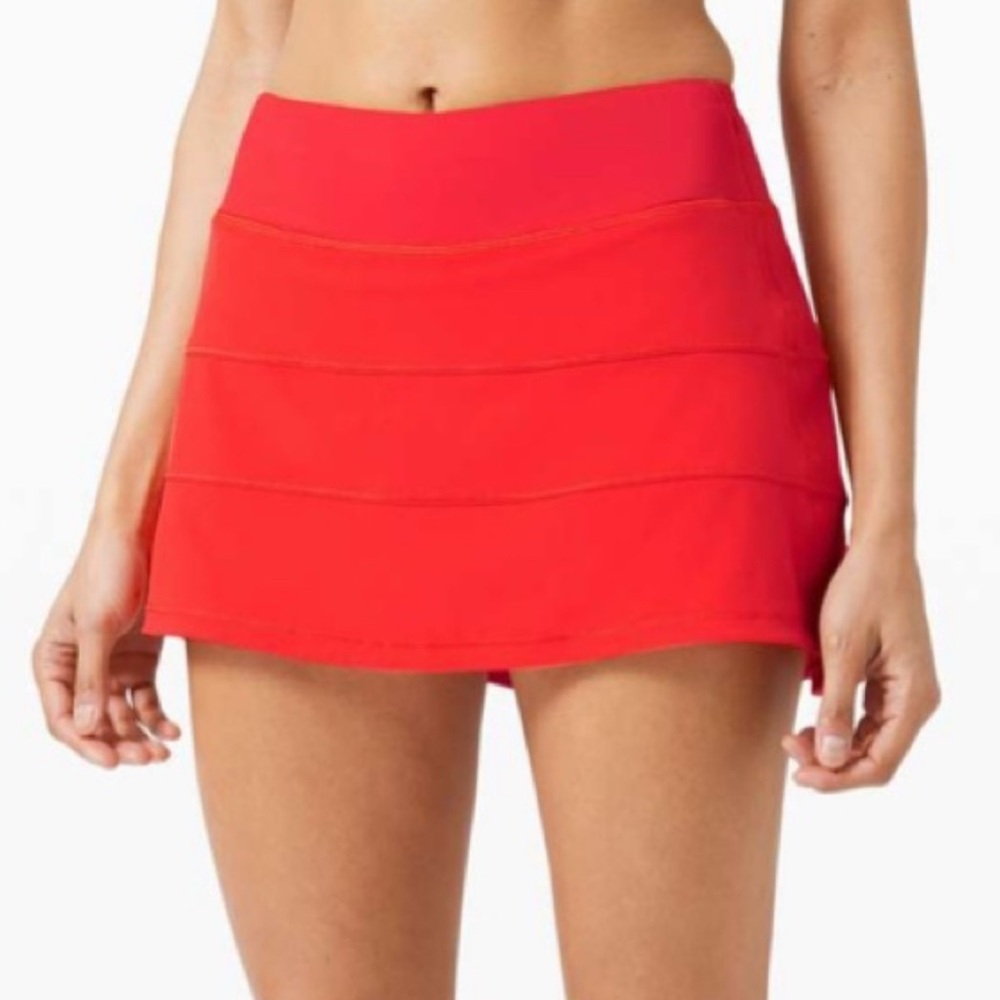 Lululemon Athletica Red Skirt